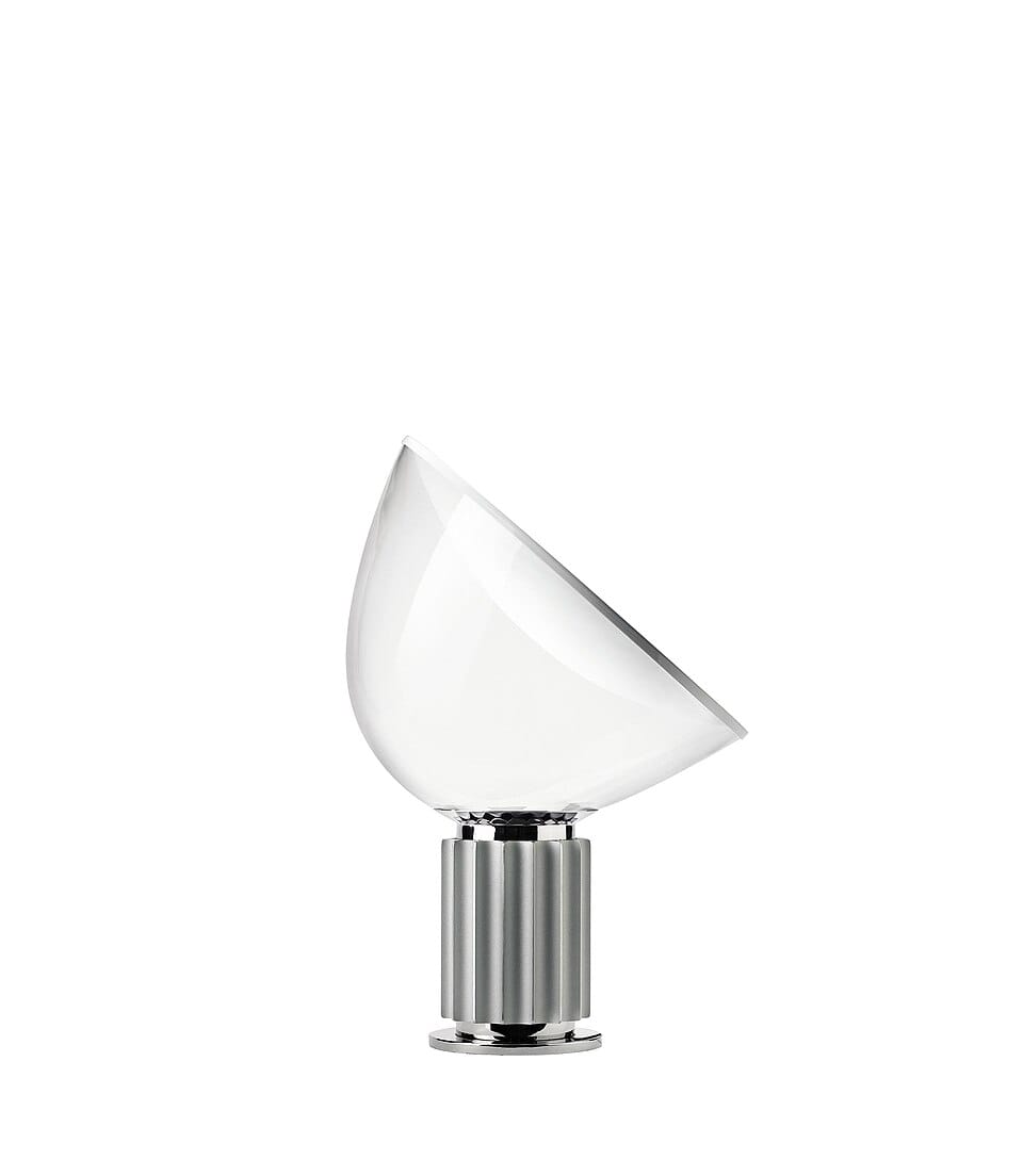 Luminária decorativa em vidro e metal da Flos