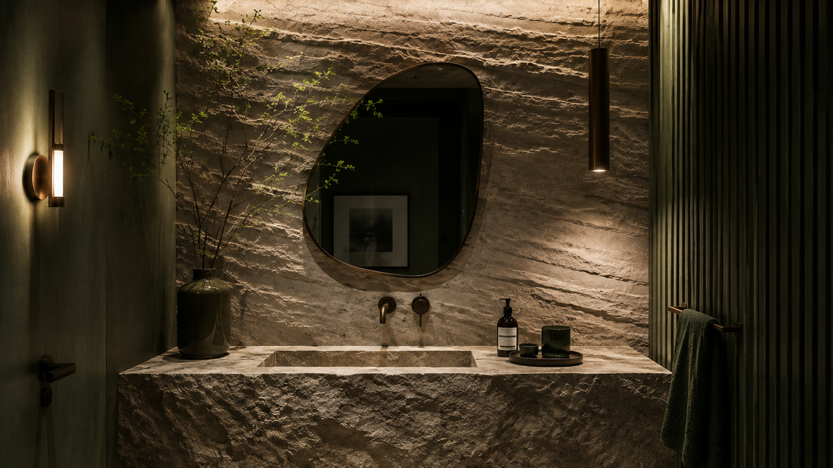 Lavabo: a pele da casa pronta para a festa