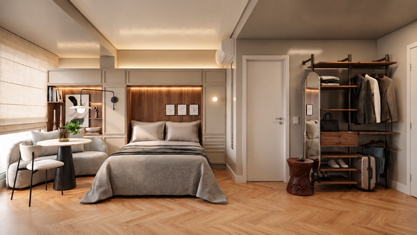 Studio 1009: a pele que transforma 20 m²